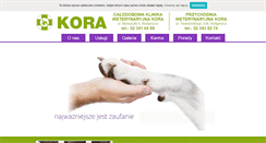 Desktop Screenshot of lecznica-kora.pl